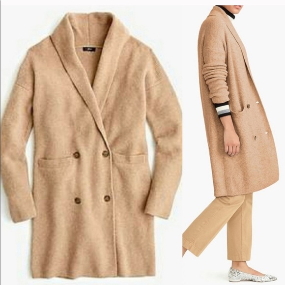 J. Crew Sweaters - NWT J.crew Double Breasted Beige Cardigan